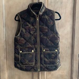 J. Crew Camo Vest (Small)